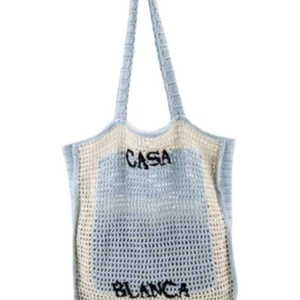 Casa Blanca crochet beach bag